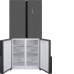 Холодильник WEISSGAUFF WCD 450 Bru Steel Glass NoFrost Inverter Холодильник WEISSGAUFF WCD 450 Bru Steel Glass NoFrost Inverter