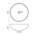 Раковина OMOIKIRI Hitomi-BL Marble (4972077)