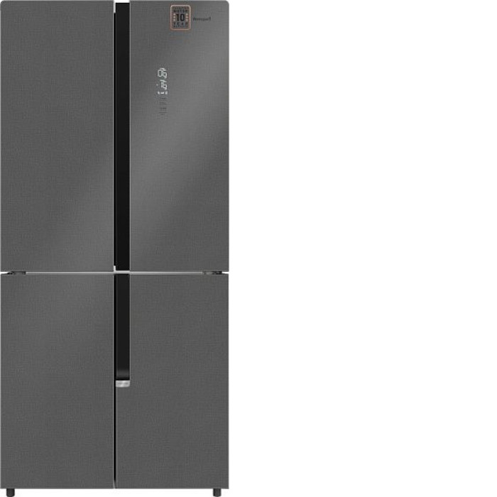 Холодильник WEISSGAUFF WCD 450 Bru Steel Glass NoFrost Inverter Холодильник WEISSGAUFF WCD 450 Bru Steel Glass NoFrost Inverter