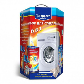 Стартовый набор для стиральных машинах 6 в 1 TOPPERR 3209