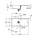 Кухонная мойка GROHE K500 серый гранит (31645AT0)