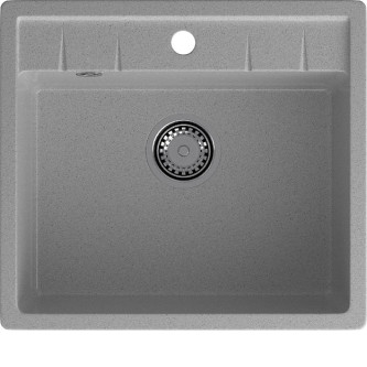 Кухонная мойка GRANFEST Quadro GF-Q561 серый
