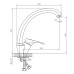 Смеситель DECOROOM DR21021 хром Смеситель DECOROOM DR21021 хром