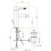 Смеситель FIORE XENON 44BL5371 черный Смеситель FIORE XENON 44BL5371 черный