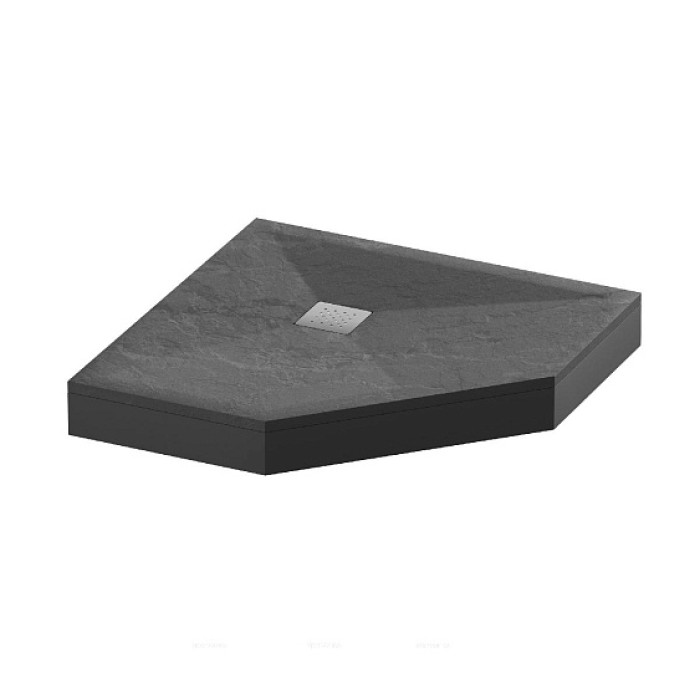 Поддон GROSSMAN GR-S29090D 90х90х2,5 см графит Поддон GROSSMAN GR-S29090D 90х90х2,5 см графит