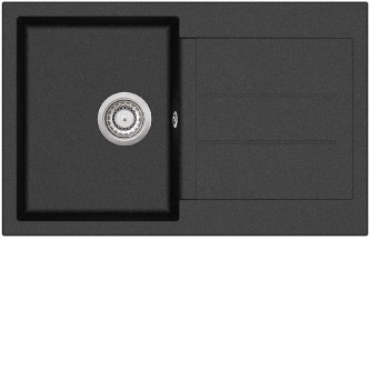 Кухонная мойка AQUASANITA Tesa SQT101AW (black metallic 601)
