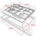 Варочная поверхность GINZZU HCG-417