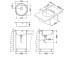Кухонная мойка ALVEUS Form 30 LEI-90 FI 1116757 (в комплекте с сифоном 1102384)