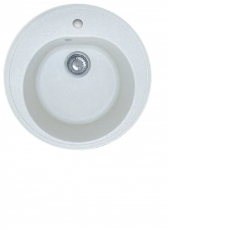 Мойка GRANFEST Rondo GF-R510 (d510) Белый 331 круглая 417517