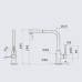Смеситель FALMEC TREVI CORNER CHROMO (MTRC.00#CHF) Смеситель FALMEC TREVI CORNER CHROMO (MTRC.00#CHF)