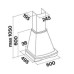 Вытяжка FALMEC MIMOSA GOFRA WALNUT 60 CMIN60.00#738T461F
