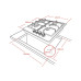 Варочная поверхность GINZZU HCG-402 Варочная поверхность GINZZU HCG-402