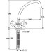 Смеситель VIDIMA икар BA168AA/B9753AA хром Смеситель VIDIMA икар BA168AA/B9753AA хром