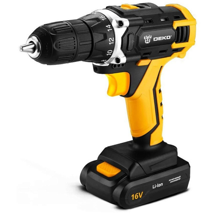 Дрель-шуруповерт DEKO DKCD16FU-Li 063-4098 Дрель-шуруповерт DEKO DKCD16FU-Li 063-4098