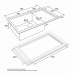 Кухонная мойка PAULMARK Wing PM217844-BG