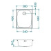 Кухонная мойка ALVEUS Basic 10 NAT-90 1082195 (в комплекте с сифоном 1102384) Кухонная мойка ALVEUS Basic 10 NAT-90 1082195 (в комплекте с сифоном 1102384)