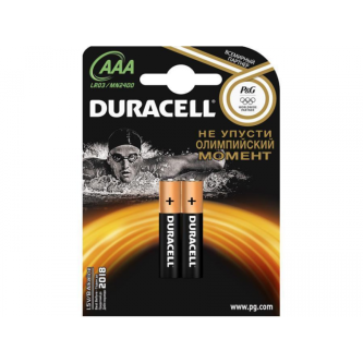 Батарейка DURACELL basic lr03-2bl aaa