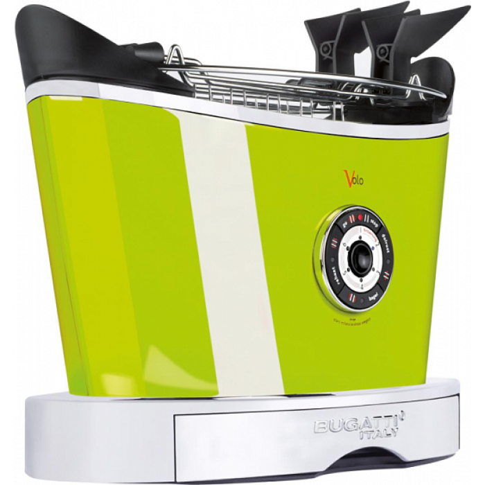 Тостер BUGATTI volo 13-volocm apple green Тостер BUGATTI volo 13-volocm apple green