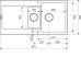 Кухонная мойка KUPPERSBERG MODENA 1,5B2D GREY