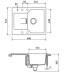 Мойка SCHOCK 700578 manhattan 40 d cristalite корз.клапан 640x510 альпина