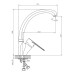 Смеситель DECOROOM DR72021 хром Смеситель DECOROOM DR72021 хром