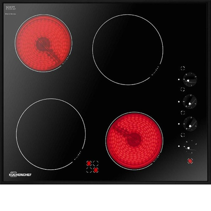 Встраиваемая электрическая варочная панель Kuchenchef KHC600S Встраиваемая электрическая варочная панель Kuchenchef KHC600S