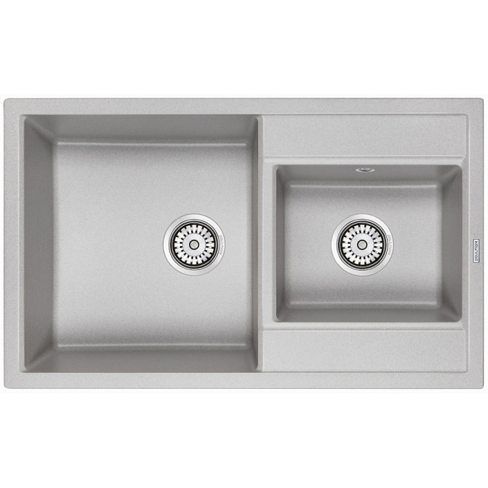Кухонная мойка PAULMARK Tandem PM238250-GR Кухонная мойка PAULMARK Tandem PM238250-GR
