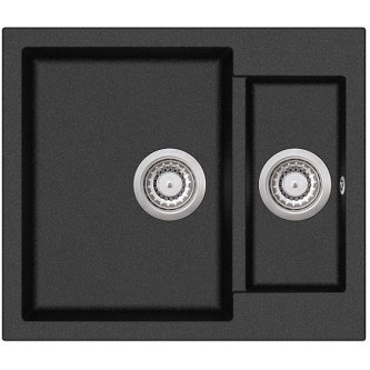 Кухонная мойка AQUASANITA Tesa SQT150AW (black metallic 601)