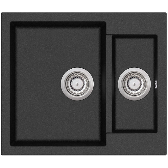Кухонная мойка AQUASANITA Tesa SQT150AW (black metallic 601)