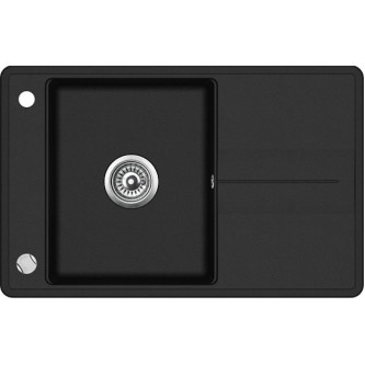 Кухонная мойка AQUASANITA Bella SQB101AW (black metallic 601)