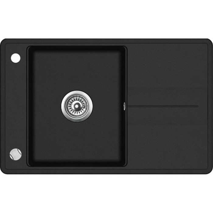 Кухонная мойка AQUASANITA Bella SQB101AW (black metallic 601)