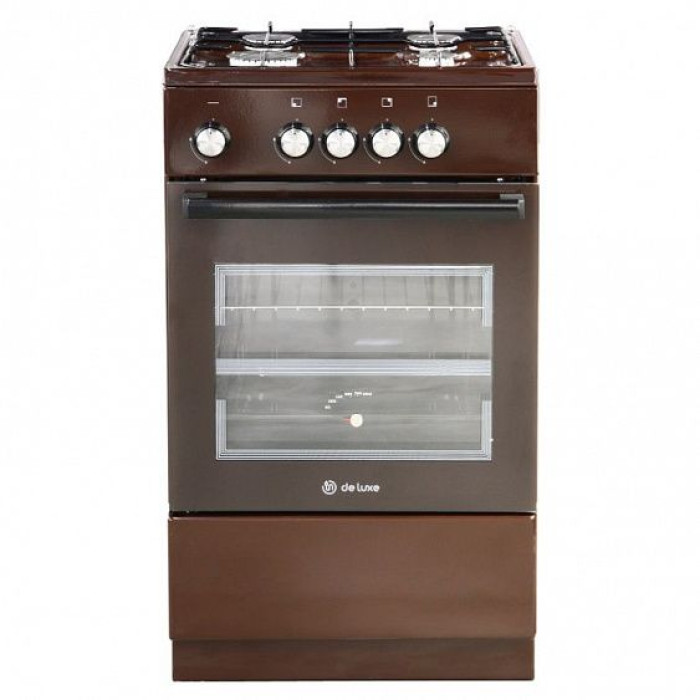 Плита DELUXE 5040.48г (щ)-014 коричневый (без крышки) Плита DELUXE 5040.48г (щ)-014 коричневый (без крышки)