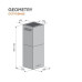Вытяжка KONIGIN Geometry Black/Black Glass 40 Вытяжка KONIGIN Geometry Black/Black Glass 40