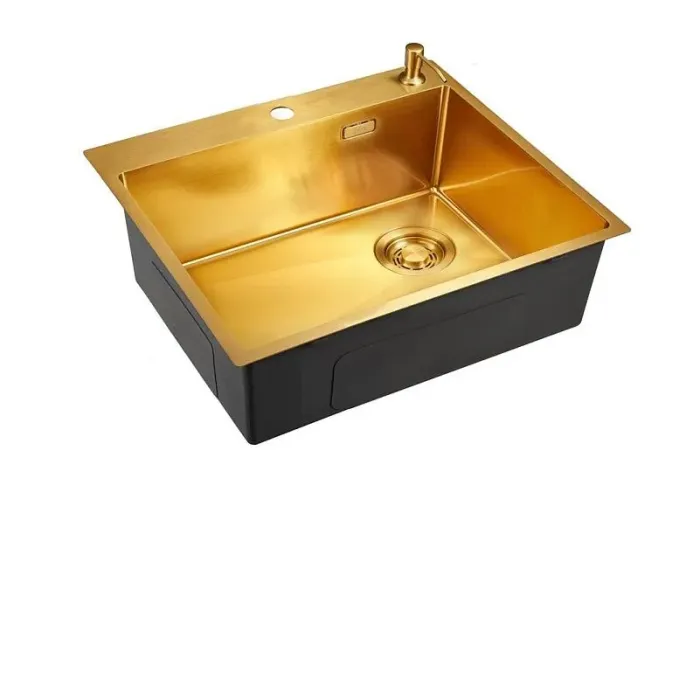 Кухонная мойка EMAR EMB-560(TOP) PVD Golden Кухонная мойка EMAR EMB-560(TOP) PVD Golden