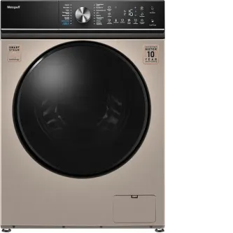 Стиральная машина WEISSGAUFF WM 47148 DC Inverter Steam Champagne