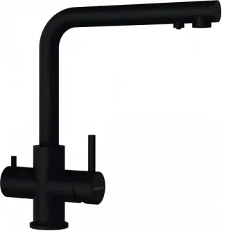 Смеситель SCHOCK Vitus-D Black Edition черный матовый