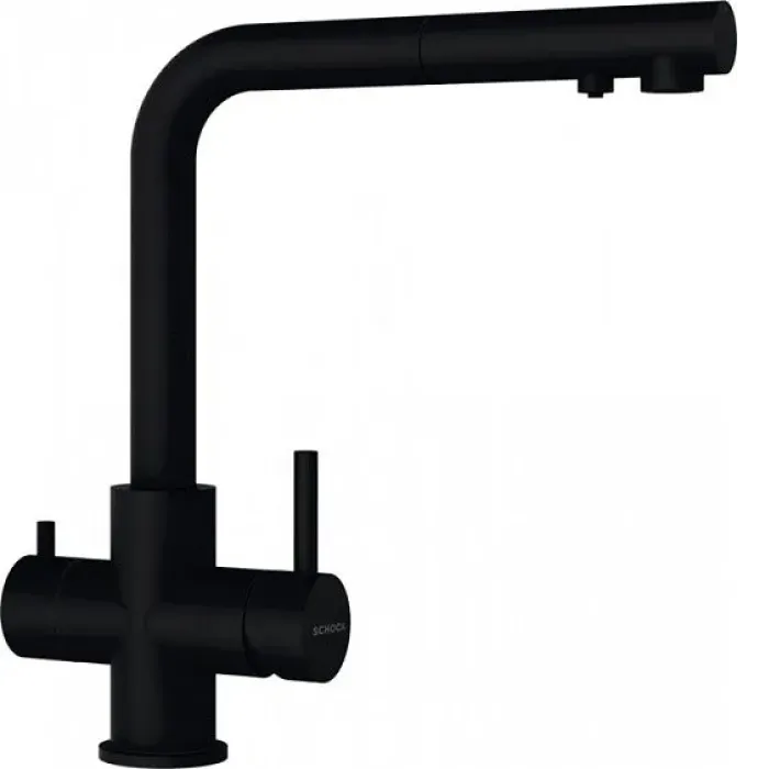 Смеситель SCHOCK Vitus-D Black Edition черный матовый