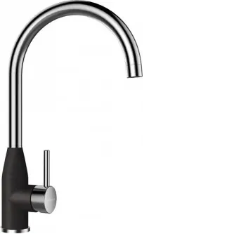 Смеситель SCHOCK Kavus Cristalite сталь/оникс Смеситель SCHOCK Kavus Cristalite сталь/оникс
