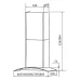 Вытяжка DACH MODESTA 60 inox Вытяжка DACH MODESTA 60 inox