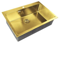 Кухонная мойка ZORG INOX PVD SZR-7551 бронза Кухонная мойка ZORG INOX PVD SZR-7551 бронза