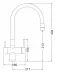 Смеситель EMAR EC-3015 Black Смеситель EMAR EC-3015 Black