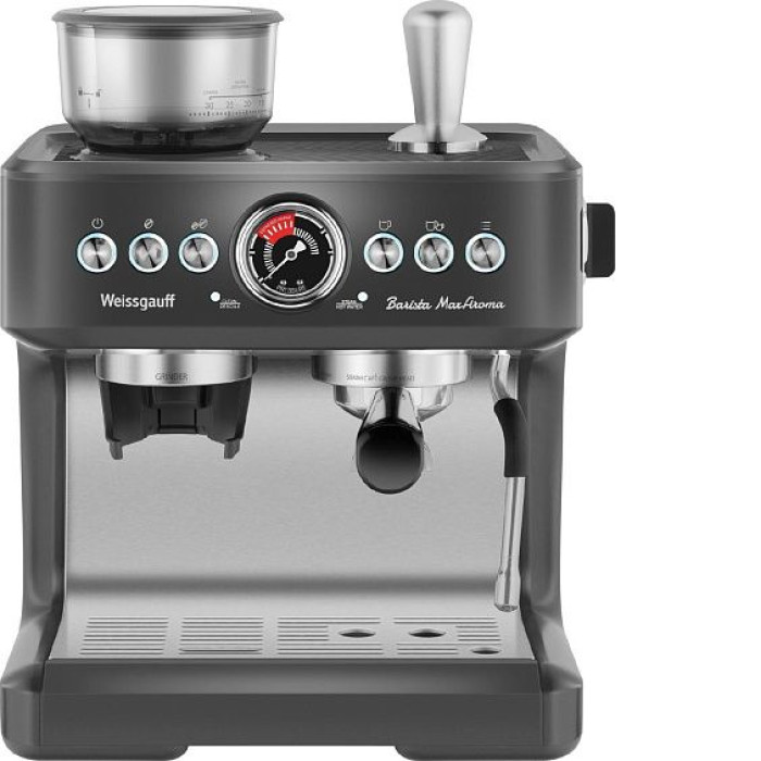 Кофемашина WEISSGAUFF WCM 685 Barista MaxAroma Pro Inox Кофемашина WEISSGAUFF WCM 685 Barista MaxAroma Pro Inox