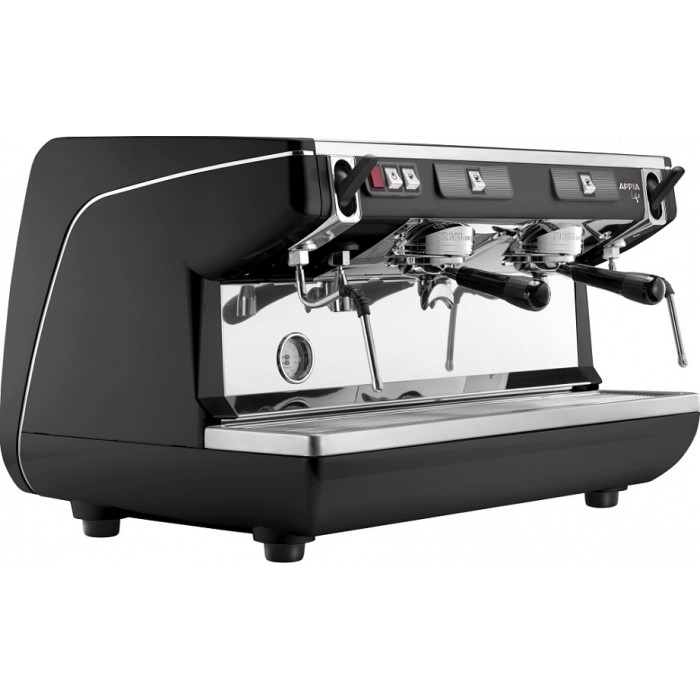 Кофемашина NUOVA SIMONELLI APPIA LIFE 2 GR S black высокие группы + экономайзер Кофемашина NUOVA SIMONELLI APPIA LIFE 2 GR S black высокие группы + экономайзер