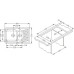 Кухонная мойка ALVEUS Elegant 110 SAT-90 810X510 (в комплекте с сифоном) Кухонная мойка ALVEUS Elegant 110 SAT-90 810X510 (в комплекте с сифоном)