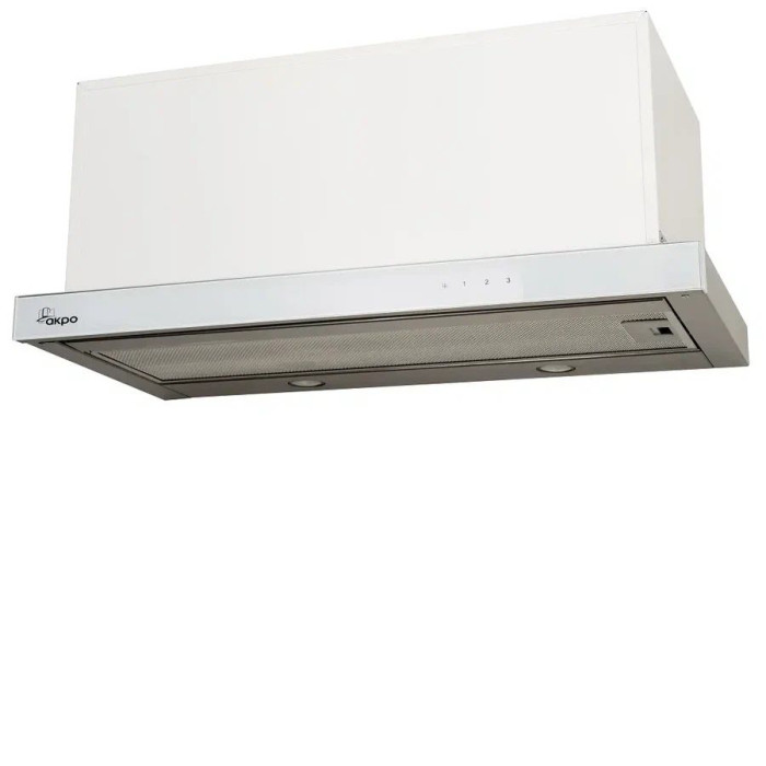 Вытяжка AKPO WK-7 Light Touch Glass Twin 60 белое стекло/нержавеющая сталь Вытяжка AKPO WK-7 Light Touch Glass Twin 60 белое стекло/нержавеющая сталь
