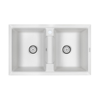 Кухонная мойка PAULMARK Zwilling PM238150-WH Кухонная мойка PAULMARK Zwilling PM238150-WH