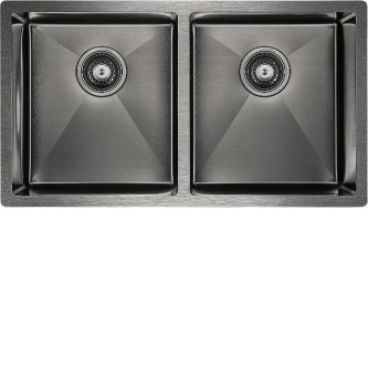Кухонная мойка PAULMARK Twin PM237844-GM Кухонная мойка PAULMARK Twin PM237844-GM