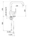 Смеситель WEBERT azeta granit onyx az920302739