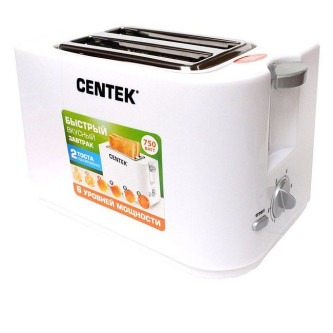 Тостер CENTEK СТ-1425 WHITE Тостер CENTEK СТ-1425 WHITE
