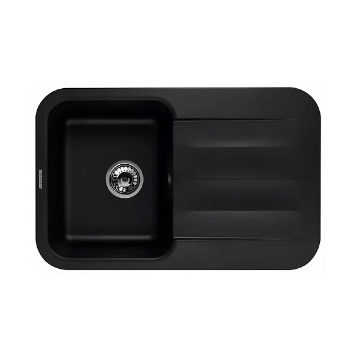 Кухонная мойка KUPPERSBERG LIRA 1B1D BLACK METALLIC Кухонная мойка KUPPERSBERG LIRA 1B1D BLACK METALLIC